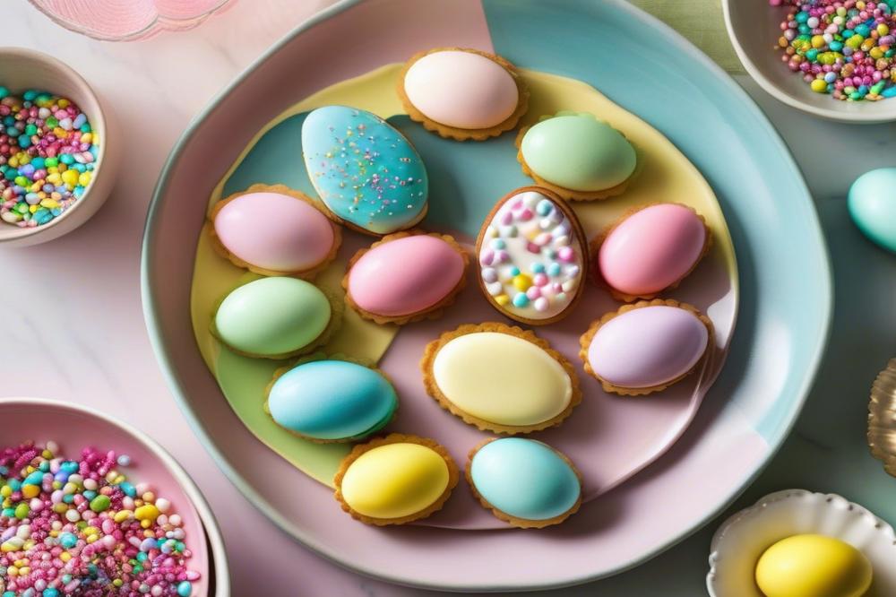 Delicious Easter Chocolate Biscuits Topped With Mini Eggs: A Step-By-Step Recipe