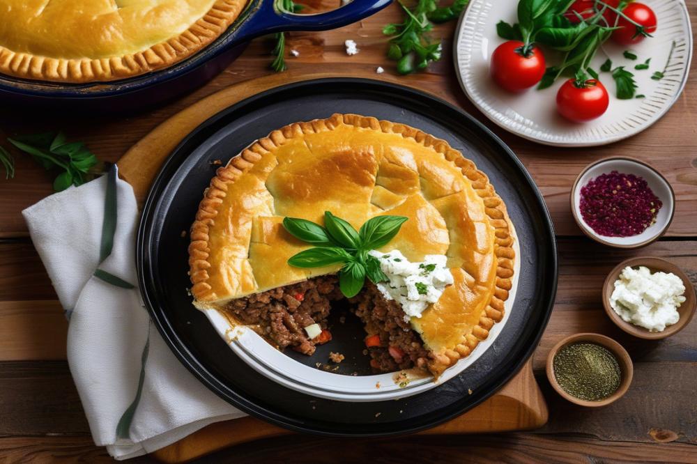 Delicious Greek-Inspired Beef And Feta Pie Recipe: A Flavorful Mediterranean Delight