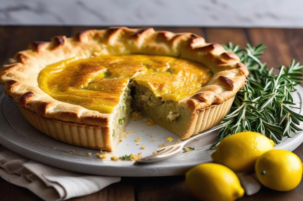 Delicious Lemon And Herb Turkey Pie: A Flavorful Twist On A Classic Comfort Food