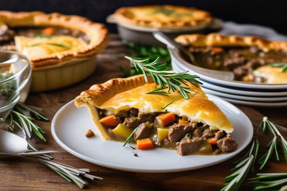 Delicious Rosemary And Garlic Beef Pot Pie Recipe: A Comforting Classic