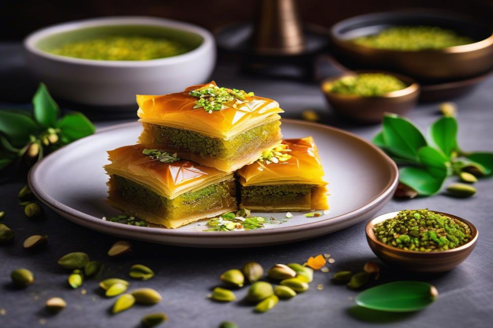 Delicious Saffron And Pistachio Baklava: A Perfectly Sweet Treat Recipe
