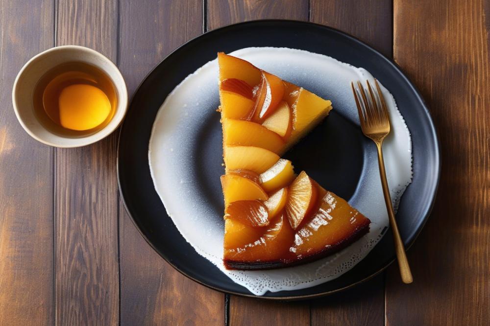 Delicious Sake And Pear Upside-Down Cake Recipe: A Unique Twist On A Classic Dessert