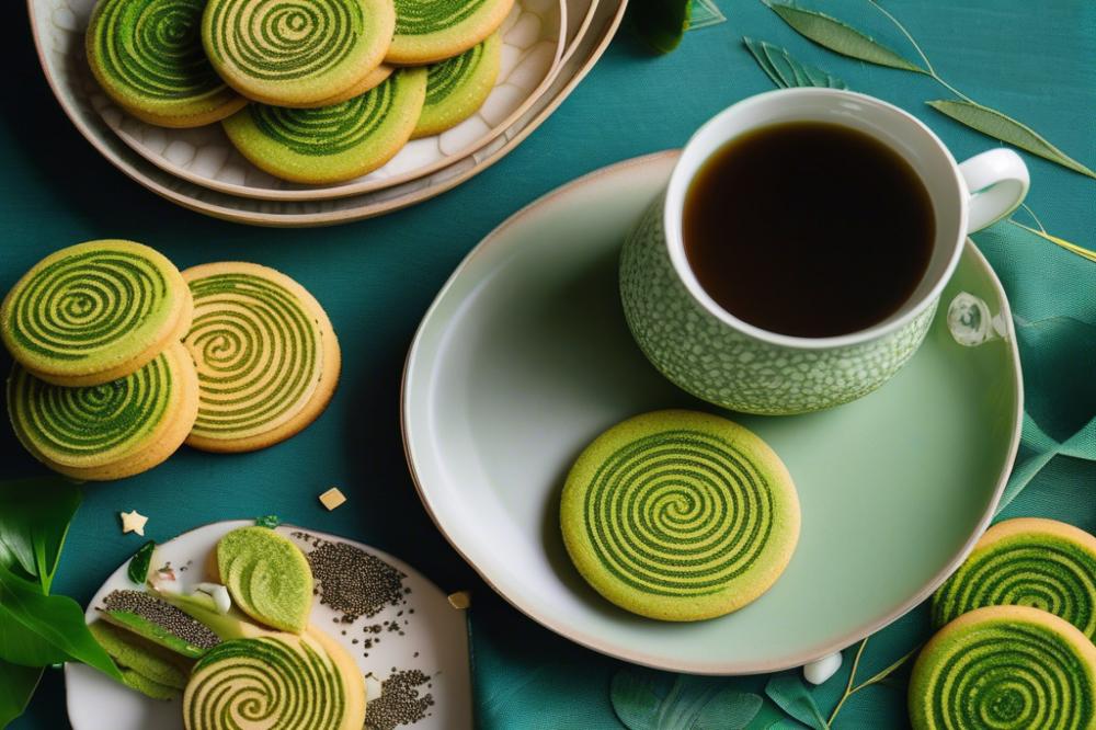 Delicious Sesame And Matcha Pinwheel Cookies: A Perfect Twist For Your Baking Adventures