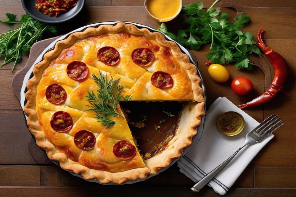 Delicious Shrimp And Chorizo Pie With Saffron: A Flavorful Gourmet Recipe