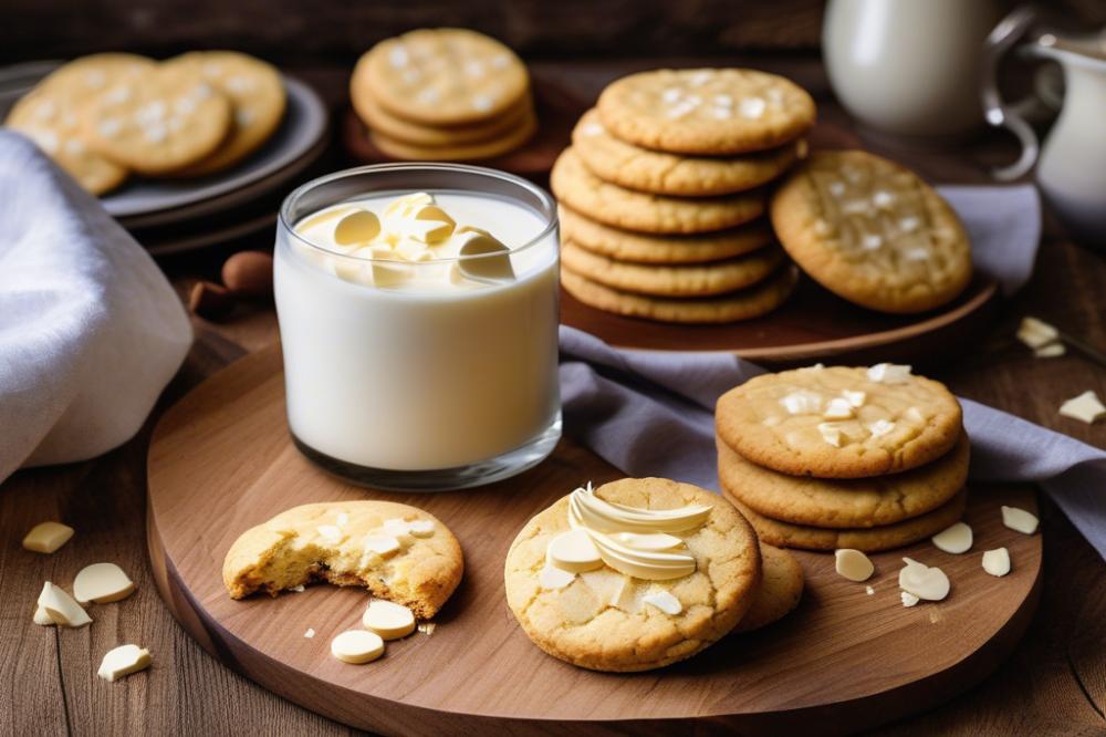Delicious White Chocolate Chunk Biscuits: Indulge In A Creamy Twist For Your Sweet Tooth!