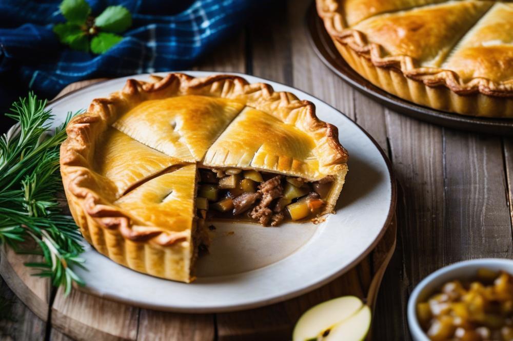 Deliciously Easy Pork And Apple Meat Pie Recipe With Golden Pastry Crust