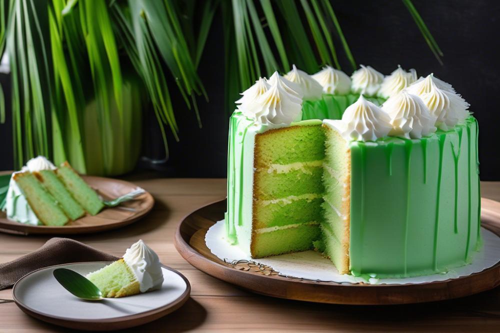 Deliciously Light Coconut Pandan Chiffon Cake Recipe: A Tropical Delight