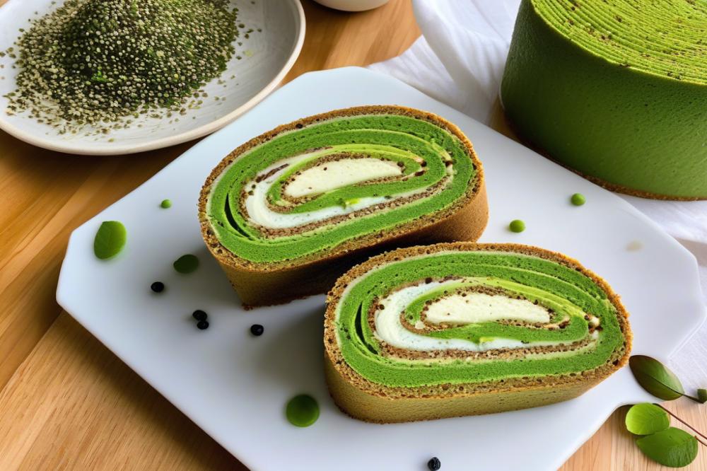 Deliciously Unique Sesame Matcha Swiss Roll Cake Recipe: A Perfect Fusion Of Flavors